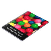 Colorful Gum Ball Snoep Notitieboek (Linkerzijde)