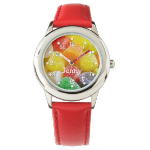 Colorful Gum druppelt Custom Watch Horloge