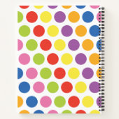 Colorful Gumballs Persoonlijk spiraal Notitieboek (Achterkant)