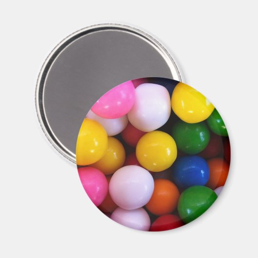 Colorful Gumballs Refkoelkast-magneten Magneet (Voorkant / Achterkant)