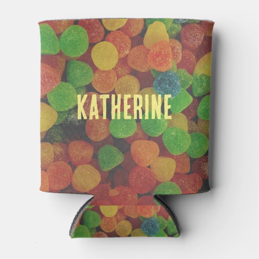 Colorful Gumdrops Snoep, persoonlijk Blikjeskoeler (Voorkant)