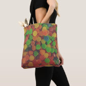 Colorful Gumdrops Snoep Quirky Tote Bag (Dichtbij)