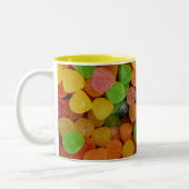 Colorful Gumdrops Tweekleurige Koffiemok (Links)