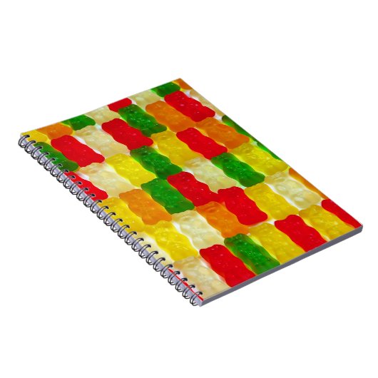 Colorful gummi beer snoep notitieboek (Rechterzijde)