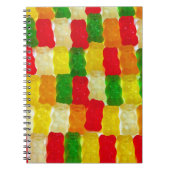 Colorful gummi beer snoep notitieboek (Voorkant)