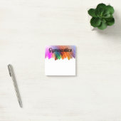Colorful GYMNASTICS Post-it Notes (Kantoor)