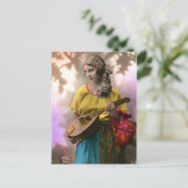 Colorful Gypsy Girl Briefkaart (Staand voorkant)