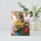 Colorful  Gypsy Girl Briefkaart (Staand voorkant)
