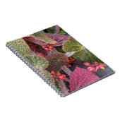 Colorful Hairy Begonia Floral Notitieboek (Rechterzijde)