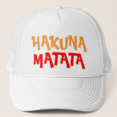 Colorful Hakuna Matata Trucker Pet (Voorkant)