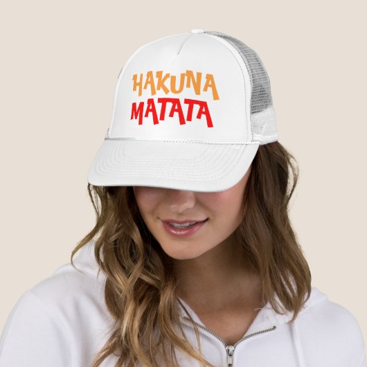 Colorful Hakuna Matata Trucker Pet (In situ)