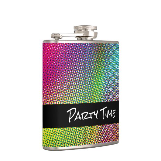 Colorful Halftone Heupfles (Rechts)