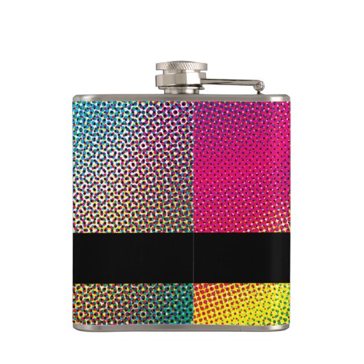 Colorful Halftone Heupfles (Achterkant)