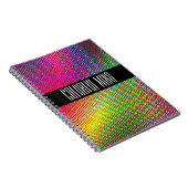 Colorful Halftone Notitieboek (Rechterzijde)