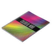 Colorful Halftone Notitieboek (Linkerzijde)