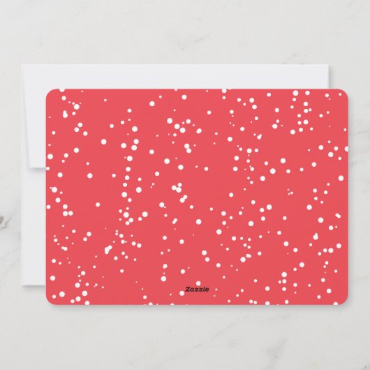 Colorful Hallelujah Religieuze kerstvun Foto Feestdagenkaart (Achterkant)