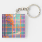 Colorful Halloween Ghosts and Candy Sleutelhanger (Achterkant)