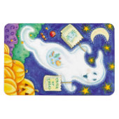 Colorful Halloween Magnet met Halloween Ghost Magneet (Horizontaal)