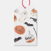 Colorful Halloween Scary Pattern Cadeaulabel (Voorkant)