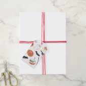 Colorful Halloween Scary Pattern Cadeaulabel (Met Touw)