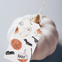 Colorful Halloween Scary Pattern Cadeaulabel