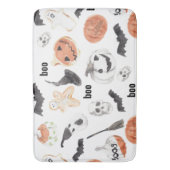 Colorful Halloween Scary Pattern |Happy Halloween Badmat (Voorkant Verticaal)