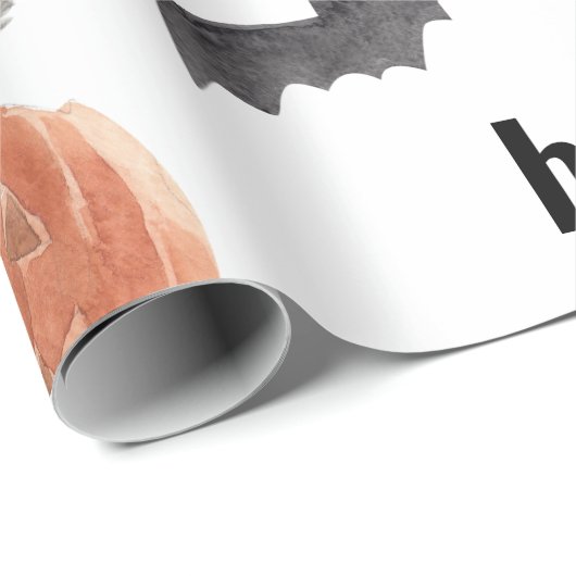 Colorful Halloween Scary Pattern |Happy Halloween Cadeaupapier (Rol Hoek)