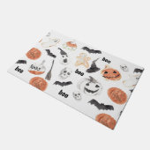 Colorful Halloween Scary Pattern |Happy Halloween Deurmat (Schuin)