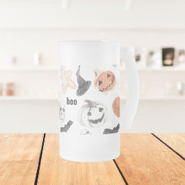 Colorful Halloween Scary Pattern |Happy Halloween Matglas Bierpul