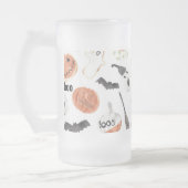 Colorful Halloween Scary Pattern |Happy Halloween Matglas Bierpul (Links)