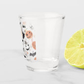 Colorful Halloween Scary Pattern |Happy Halloween Shot Glas (Rechts)
