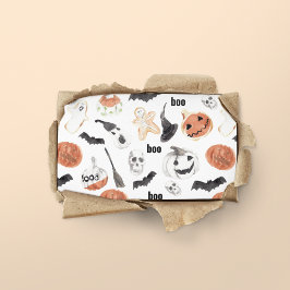 Colorful Halloween Scary Pattern |Happy Halloween Visitekaartje