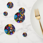 Colorful Halloween Sugar Skulls Confetti (Groep)