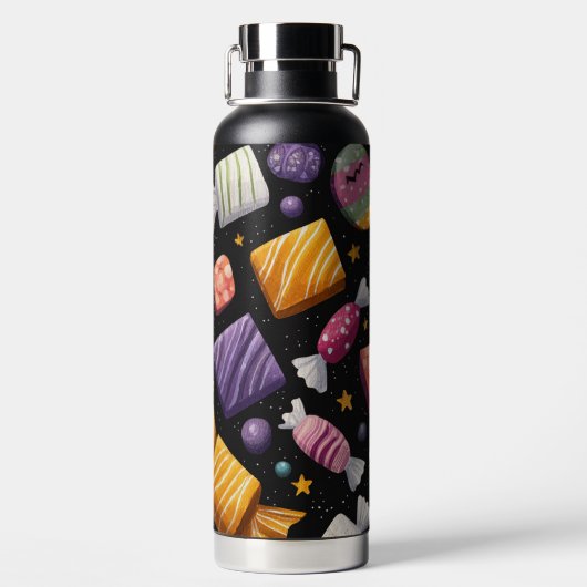 COLORFUL HALLOWEEN SWEETS AND CANDY WATERFLES (Achterkant)