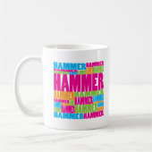 Colorful Hammer Koffiemok (Links)