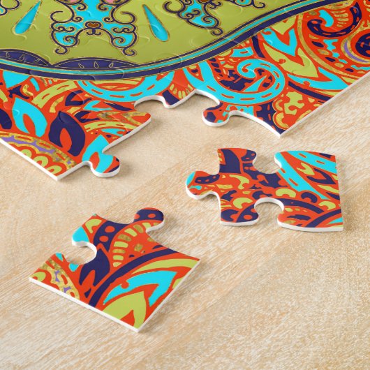 Colorful Hamsa Hand - Hand van Fatima Legpuzzel (Zijkant)