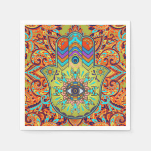 Colorful Hamsa Hand - Hand van Fatima Servet