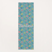 Colorful Hand Drawn Floral  Yogamat (Voorkant)