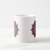 Colorful Hand Drawn Mandala Pattern Koffiemok (Center)