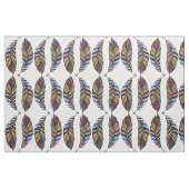 Colorful Hand Drawn Pattern Feathers Stof (Fat Quarter)