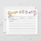 Colorful Hand Drawn Recipe Card (Voorkant)