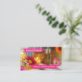 Colorful Handmade Honey Beeswax Visitekaartje (Staand voorkant)
