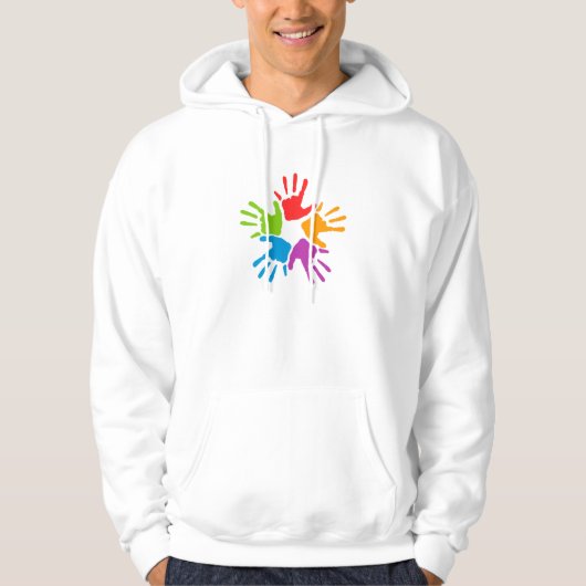 Colorful Hands Hoodie (Voorkant)