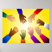 Colorful Hands Poster (Voorkant)