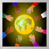 Colorful Hands Poster (Voorkant)