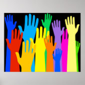 Colorful Hands Poster (Voorkant)