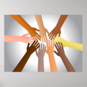 Colorful Hands Poster (Voorkant)