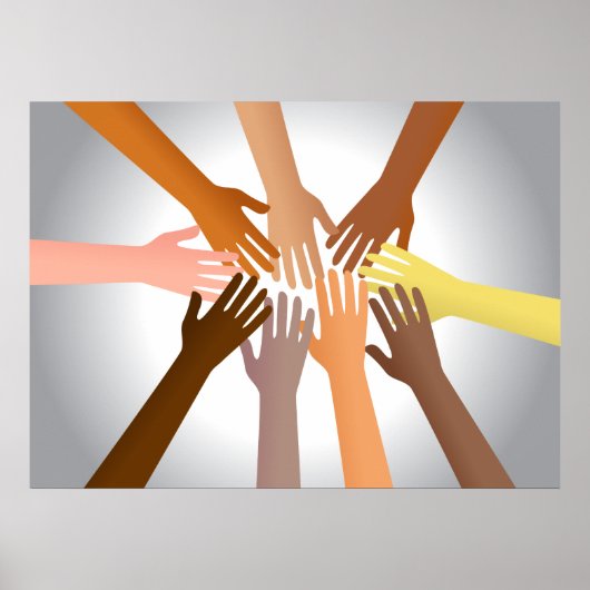 Colorful Hands Poster (Voorkant)