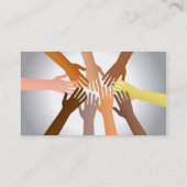 Colorful Hands Visitekaartje (Achterkant)