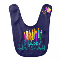 Colorful Hanukah Candles Baby